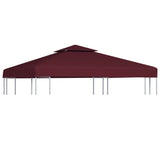 Vidaxl Prieverkak 2-lag 3x3m 310 g m² Bordeaux