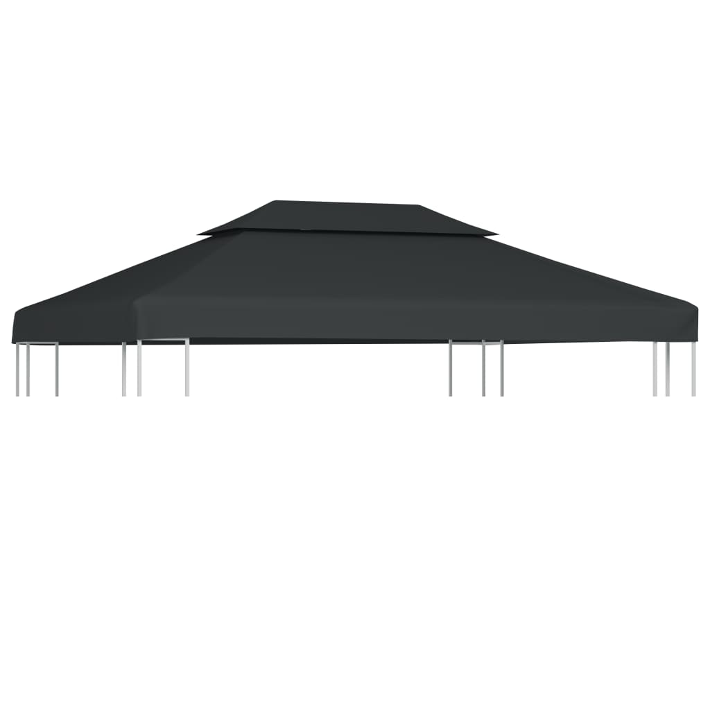 VidaXL Prieverwak 2-Layer 4x3m 310 G M² Anthracite-colored