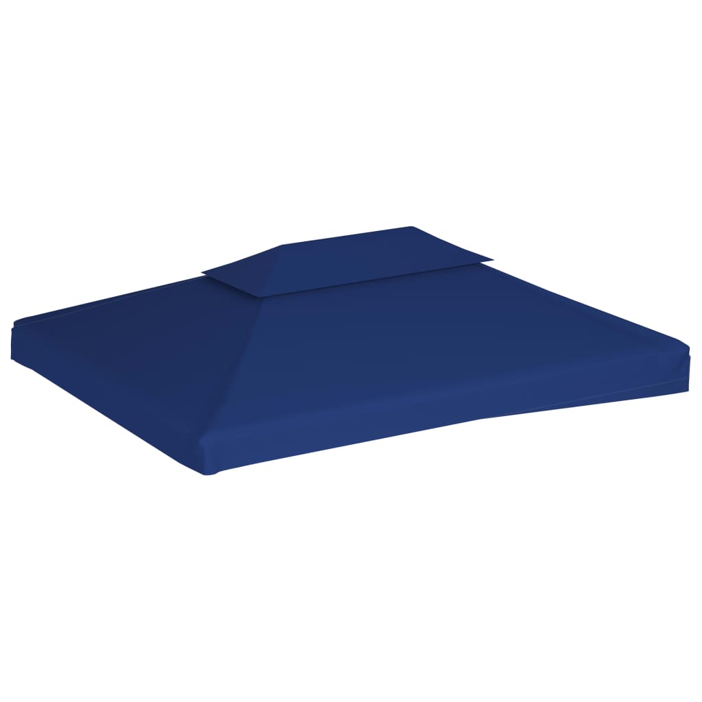 Vidaxl Prieckak 2-lags 4x3m 310 g m² blå