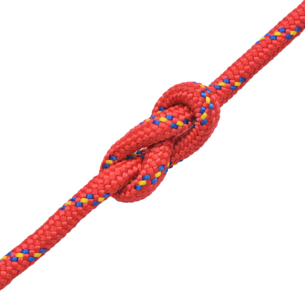 Vidaxl Boot vrv 18 mm 50 m polipropilen rdeča