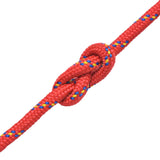 Vidaxl Boot vrv 18 mm 50 m polipropilen rdeča