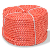 VIDAXL ROPE CORSATO 8 MM 500 M Orange polipropilene