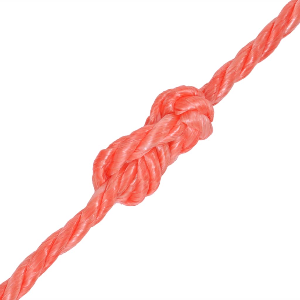 Vidaxl Rope Twisted 10 mm 250 m Orange in polipropilene