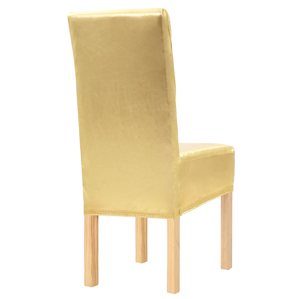 Vidaxl 6 sted covers straight stretch gold