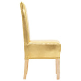 Vidaxl 6 sted covers straight stretch gold