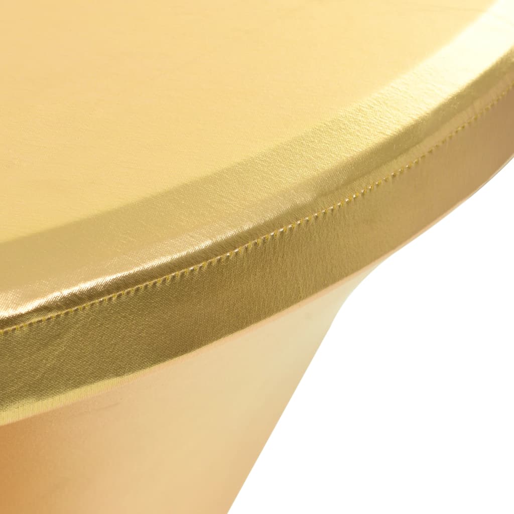 Vidaxl 2 ST Table covers Stretch 60 cm Gold