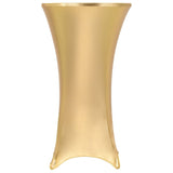 Vidaxl 2 ST Table covers Stretch 80 cm Gold