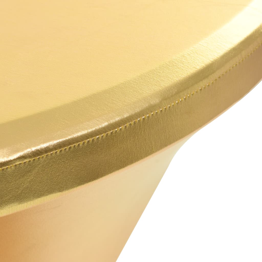 Vidaxl 2 ST Table covers Stretch 80 cm Gold