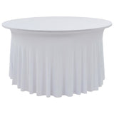 Vidaxl 2 ST Table covers stretch with skirt 180x74 cm white