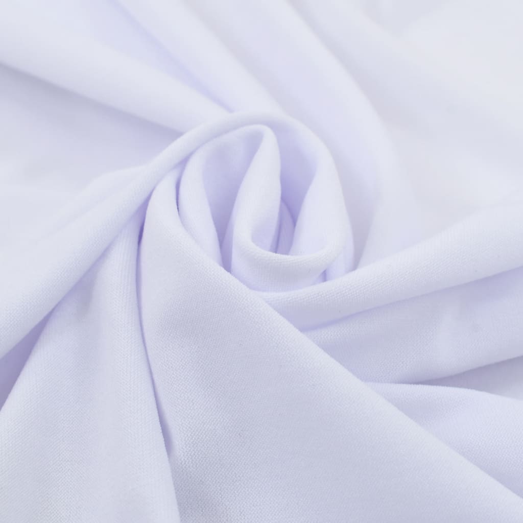 Vidaxl 2 ST Table covers stretch with skirt 180x74 cm white