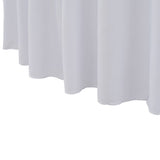 Vidaxl 2 ST Table covers stretch with skirt 180x74 cm white