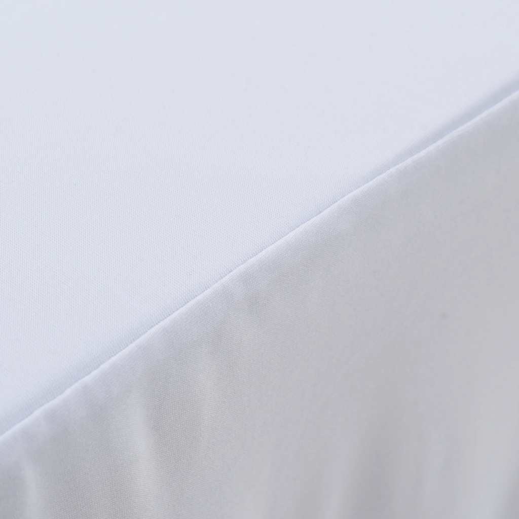Vidaxl 2 ST miza se razteza s krilom 183x76x74 cm bela
