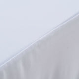Vidaxl 2 St Table Covers Stretch se sukní 243x76x74 cm bílá