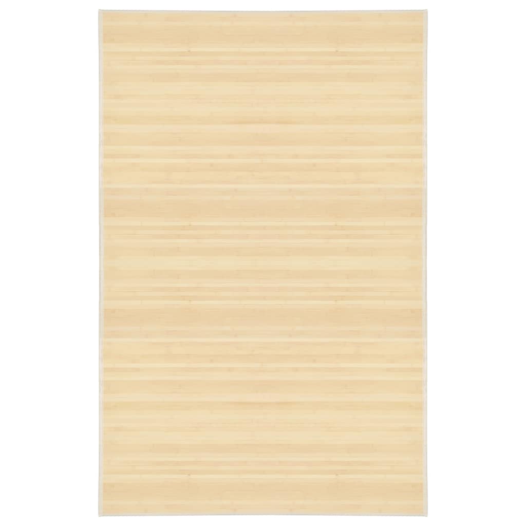 Vidaxl teppe 100x160 cm bambus naturlig