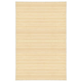 Vidaxl teppe 100x160 cm bambus naturlig