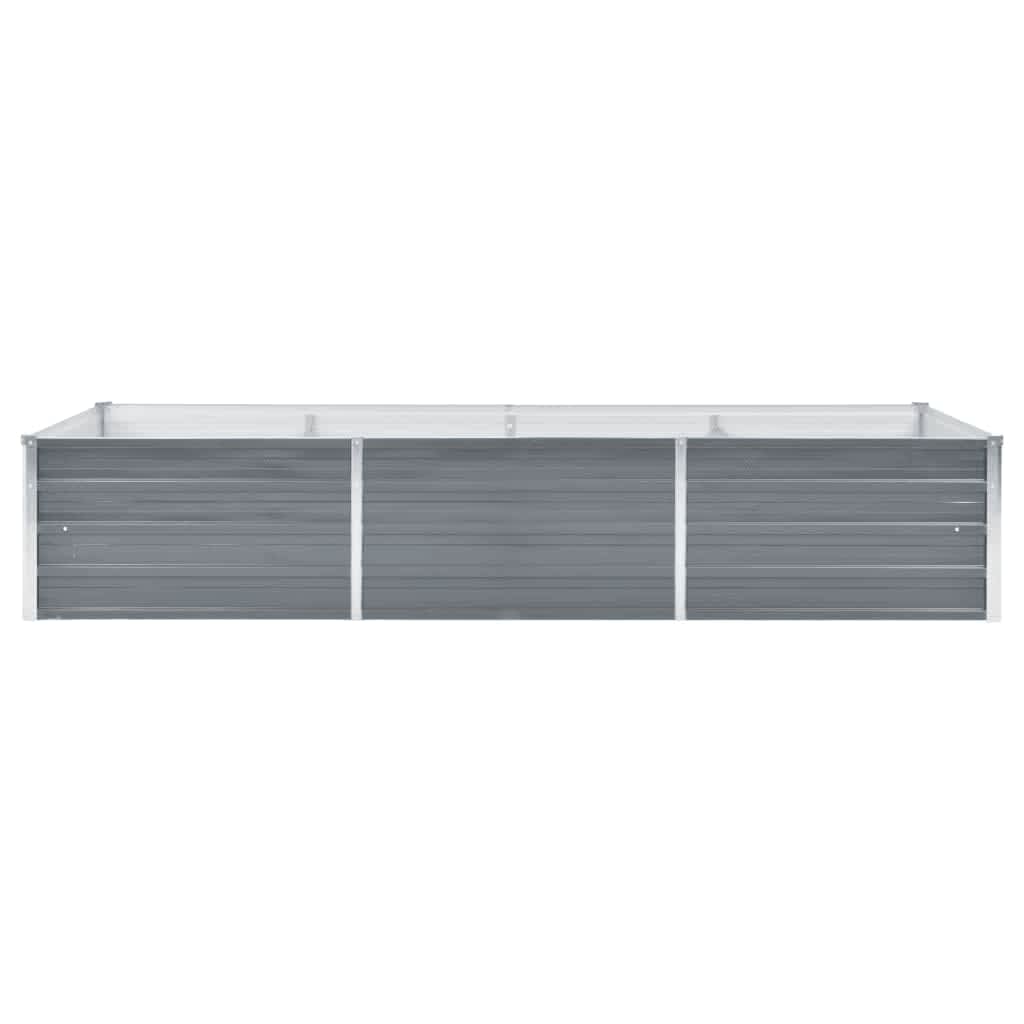 Vidaxl Pflanzer Einsatz 240x80x45 cm verzinkter Stahl grau