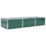 VidaXL Planter Insert 240x80x45 cm Galvanized Steel Green