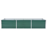 VidaXL Planter Insert 240x80x45 cm Galvanized Steel Green