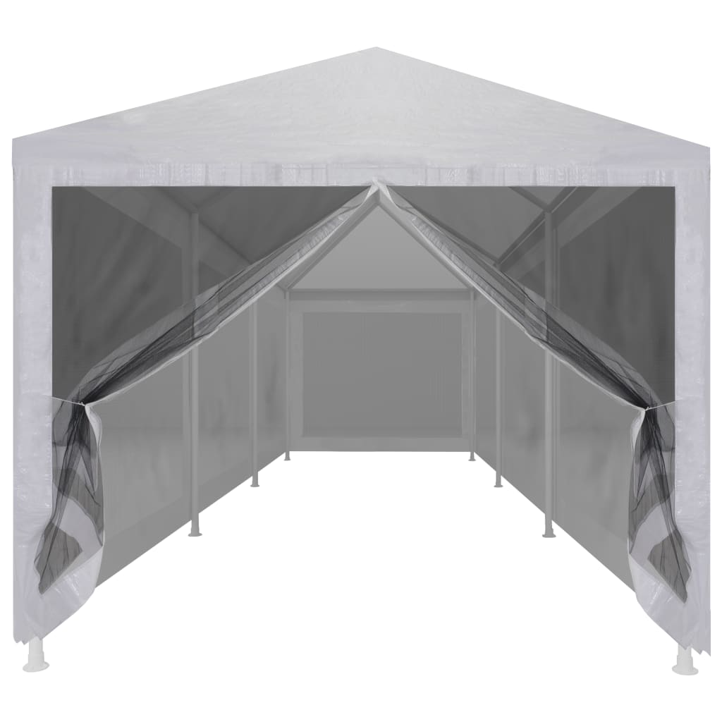 Vidaxl Party tent with 8 mesh side walls 9x3 m