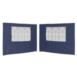 Vidaxl ternt Maueren mat Fënstere PH Blue 2 PCs