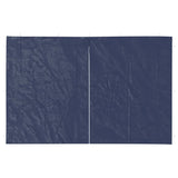 Vidaxl stene šotora z zadrgo PE Blue 2 PCS