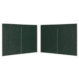 Vidaxl ziddend Maueren 2 St mat Zipper Pe Gréng