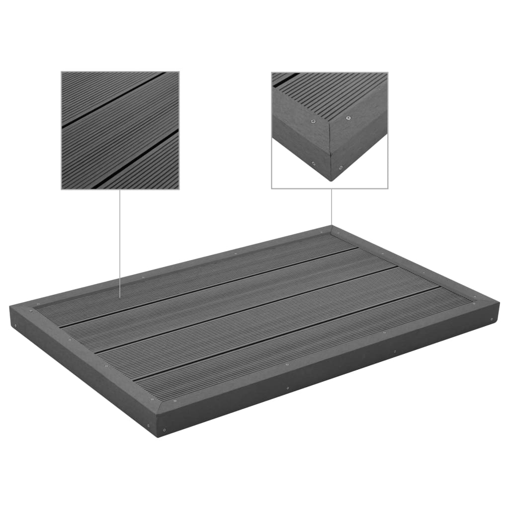 Vidaxl Floor element for Solardouche or Swimming pool ladder HKC