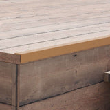 VidaXL Terrace corner skirting boards 5 pcs 170 cm HKC teak color