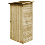 VIDAXL Strumento capannone 88x76x175 cm in legno di pino impregnato