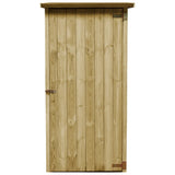 VIDAXL Strumento capannone 88x76x175 cm in legno di pino impregnato