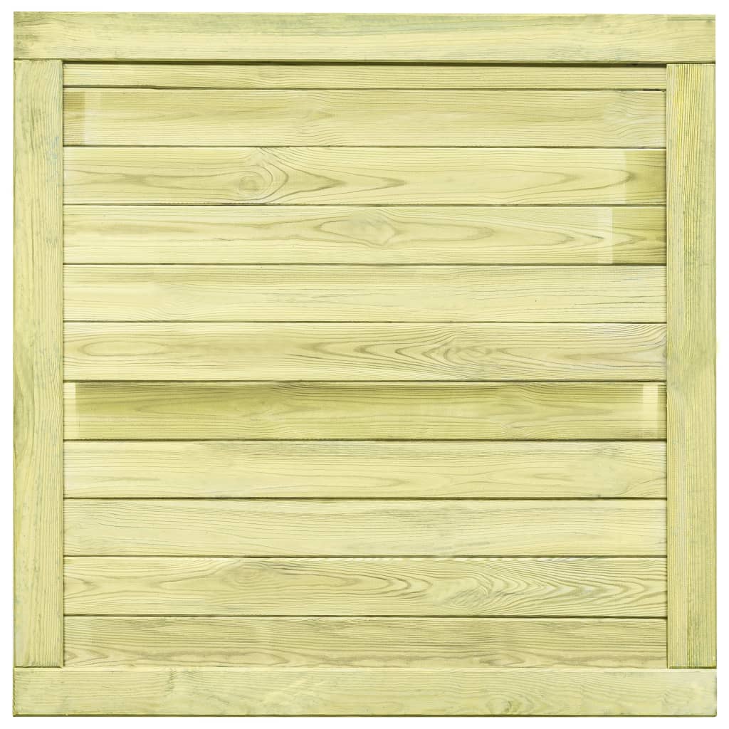 Vidaxl Port 100x100 cm impregnert furu