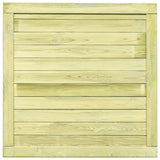 Vidaxl Port 100x100 cm impregnert furu