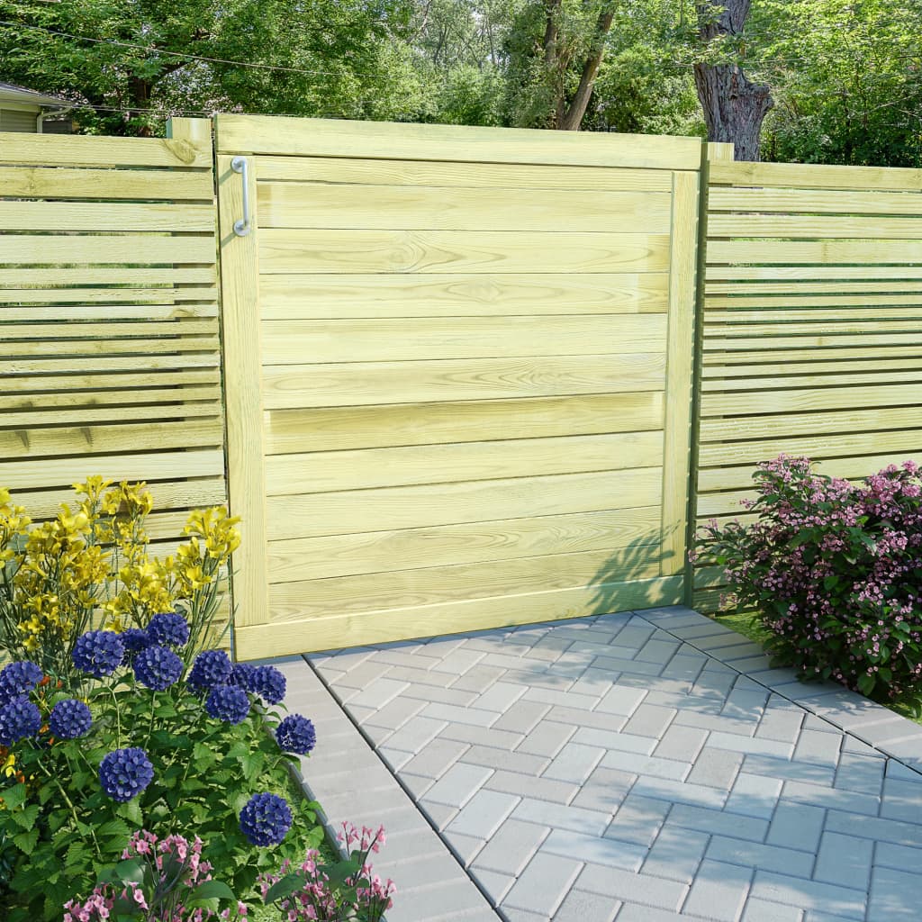 Vidaxl Port 100x100 cm impregnert furu