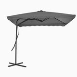 Vidaxl -parasol med stålstang 250x250 cm Antracitt