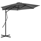 Vidaxl -parasol med stålstang 300 cm Antracitt
