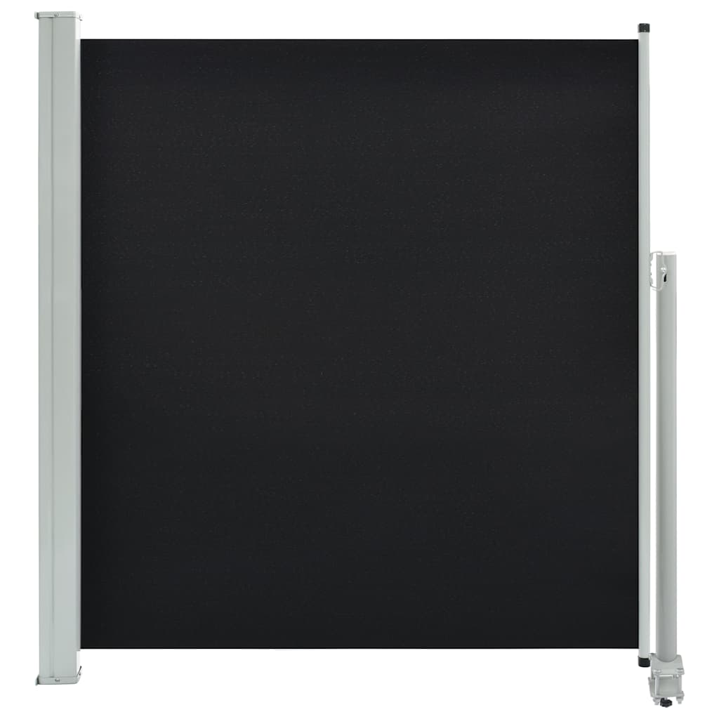 Vidaxl retractable garden screen 140x300 cm black