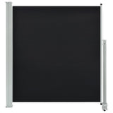 Vidaxl retractable garden screen 140x300 cm black