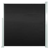 Vidaxl retractable wind screen 140x300 cm black