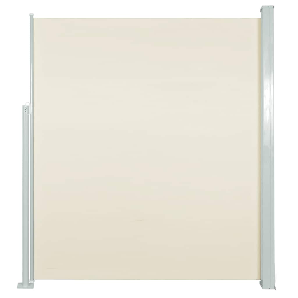 VidaXL Windshield Extendable 120x300 cm cream