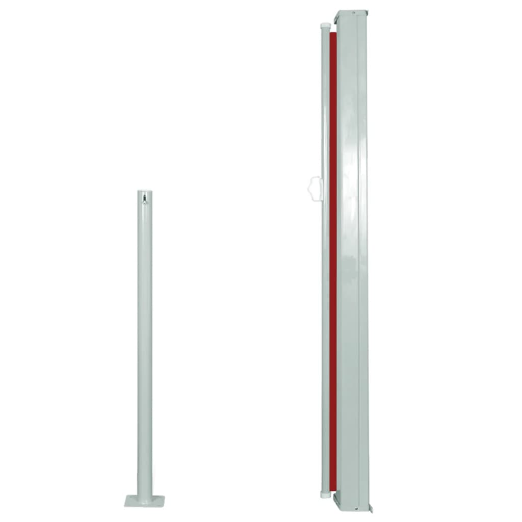 VidaXL Windshield Extendable 120x300 cm Red