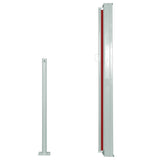 VidaXL Windshield Extendable 120x300 cm Red