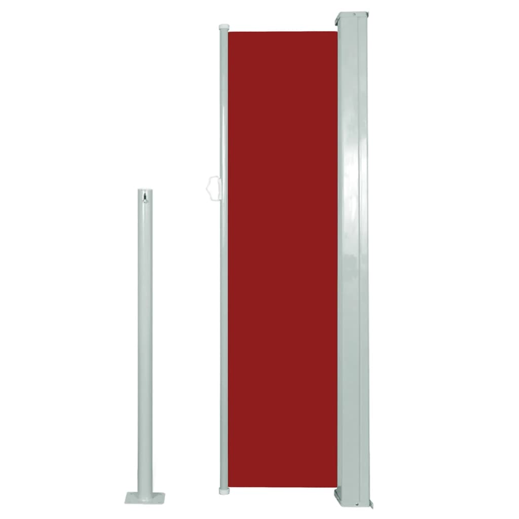 VidaXL Windshield Extendable 120x300 cm Red