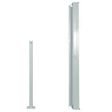 Pare-brise Vidaxl extensible 120x300 cm Gray