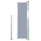 Pare-brise Vidaxl extensible 120x300 cm Gray