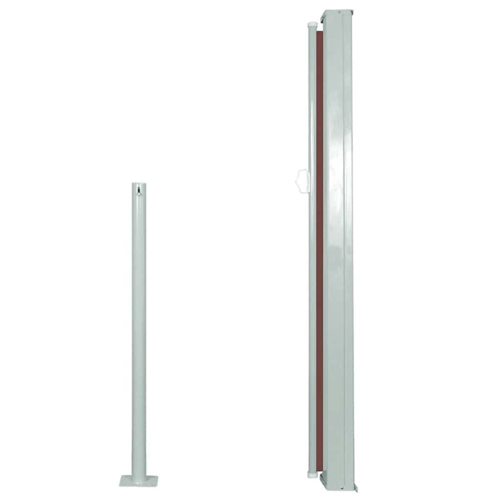 VidaXL Windshield Extendable 120x300 cm brown