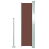 VidaXL Windshield Extendable 120x300 cm brown