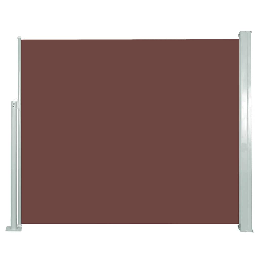 VidaXL Windshield Extendable 120x300 cm brown