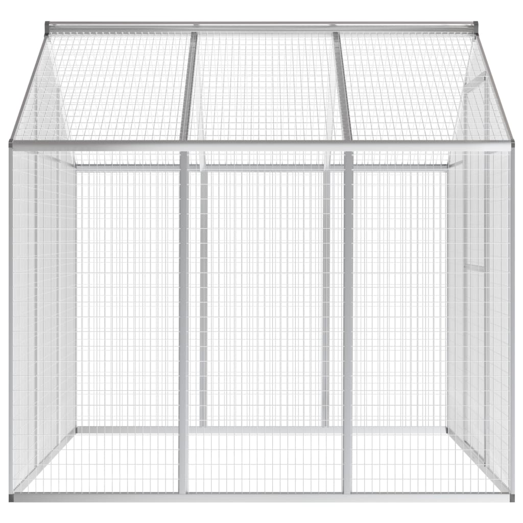 Vidaxl aviary 183x178x194 cm aluminum