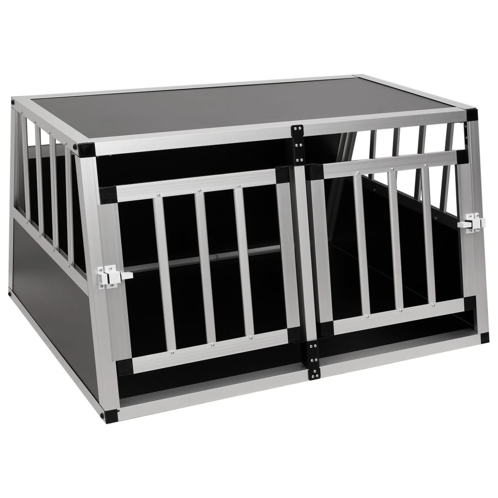 Vidaxl Dog Bank med dobbeltdør 89x69x50 cm