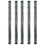 Vidaxl Garden gates Gaas 5 pcs 1x1.2 m HDPE green